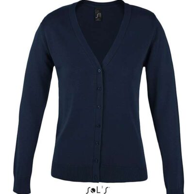 pulover-cu-nasturi-dama-bleumarin