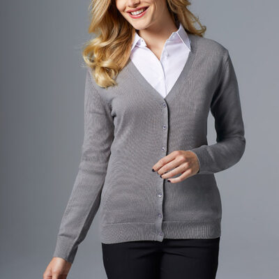 pulover-cu-nasturi-dama-gri