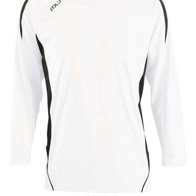 tricou-personalizat-maracana-long-barbati-albnegru