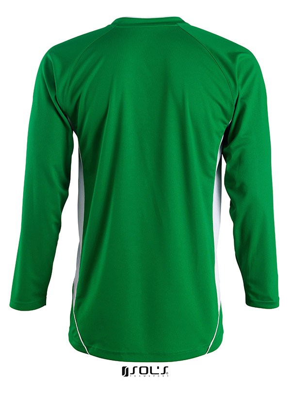 TRICOU PERSONALIZAT MARACANA LONG BARBATI VERDE/ALB - imagine 3