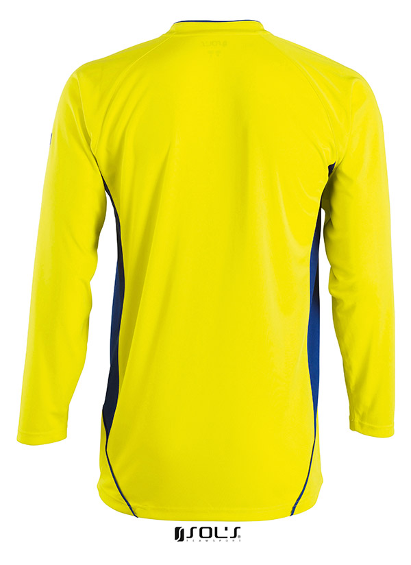 TRICOU PERSONALIZAT MARACANA LONG COPII GALBEN/ALBASTRU - imagine 3