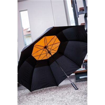 umbrela-bicolora-mare-cu-ventilatie-modena-negruportocaliu