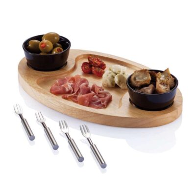 set-servire-tapas-7-piese-monforte-maro