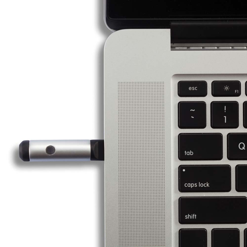 USB PERSONALIZAT 8GB CU LASER POINTER PRESENTER GRI - imagine 5