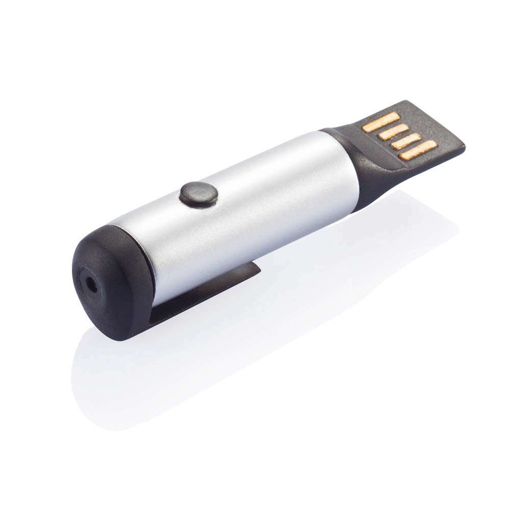 USB PERSONALIZAT 8GB CU LASER POINTER PRESENTER GRI - imagine 4