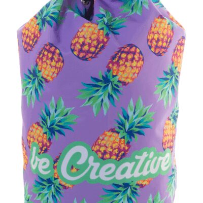 GEANTA MARINAR PERSONALIZATA CREADRAW OCEAN, RPET, NEGRU