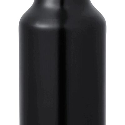 STICLA APA CU CAPAC PENTRU TRANSPORT ZANDOR, ALUMINIU RECICLAT, 650 ML, NEGRU