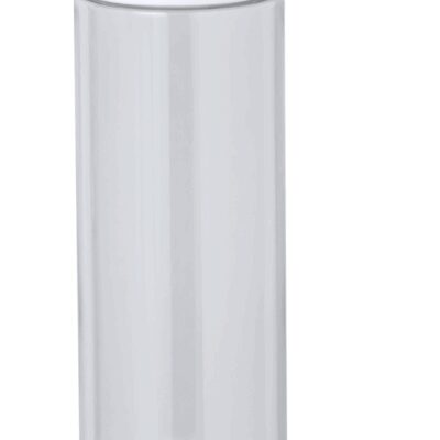 STICLA SPORT PENTRU APA LAUDON, RPET, CU CAPAC PENTRU TRANSPORT, 600 ML, ALB