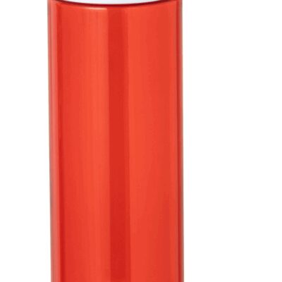 STICLA SPORT PENTRU APA LAUDON, RPET, CU CAPAC PENTRU TRANSPORT, 600 ML, ROSU