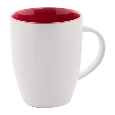 CANA CERAMICA MAIA, INTERIOR COLOR, 300 ML, ROSU