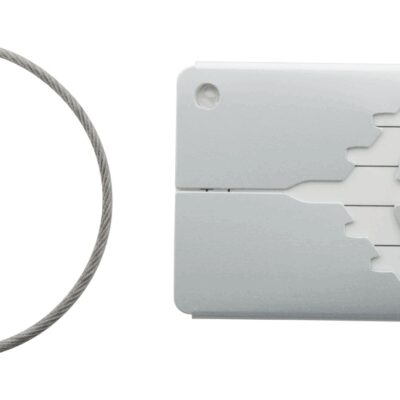 ETICHETA PENTRU BAGAJE ORLANDO  ARGINTIU