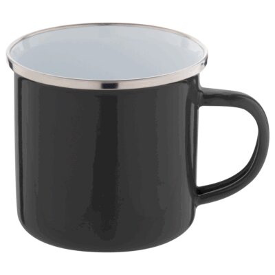 CANA EMAILATA CU MANER ENAVINT, 300 ML, NEGRU