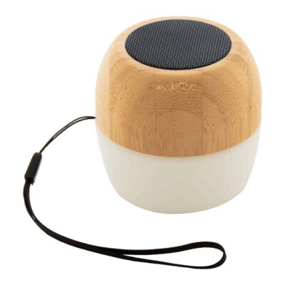 BOXA CU BLUETOOTH LIGHTBEAT, ABS, BAMBUS, NATURAL